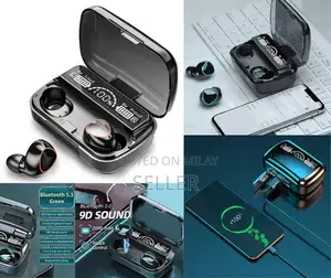 M10 Wireless Bluetooth Earbuds with LED Power Bank Case