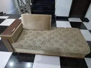 Photo - Wooden Dewan with Cushioned Mattress - Classic Seating Solution
