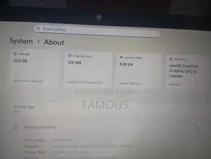 Slim Lenovo Laptop Core i5 8th Gen Ultra-Portable