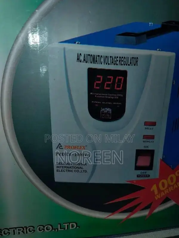 Home Essentials: Fridge Stepladder and AC Voltage Regulator Set