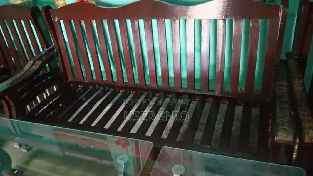 Full Bedroom and Living Room Wooden Furniture Package