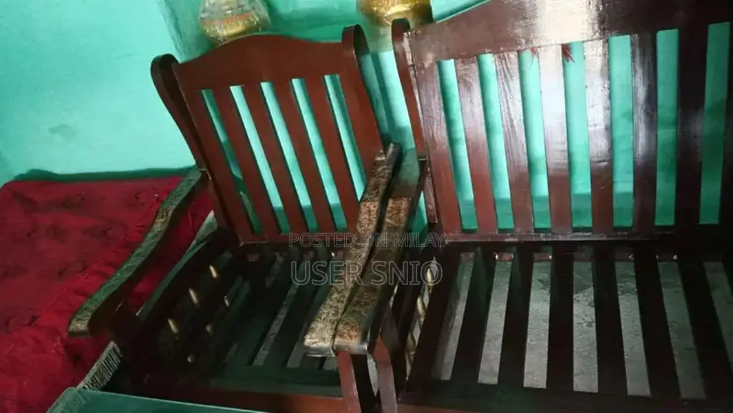 Full Bedroom and Living Room Wooden Furniture Package