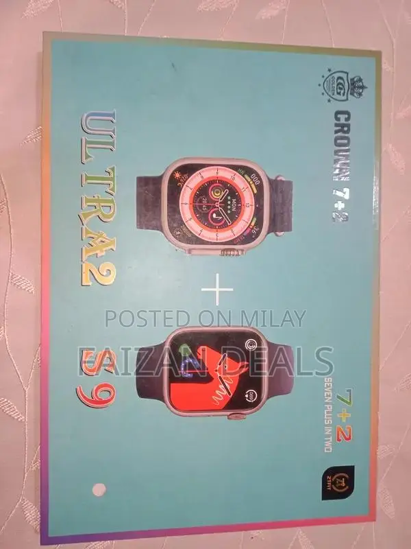 Multifunction Smart Watch Ultra2 with 7 Interchangeable Straps and Cha