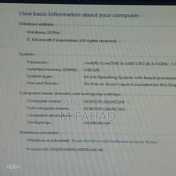 HP Laptop Core i5 2nd Gen with Graphics and Storage