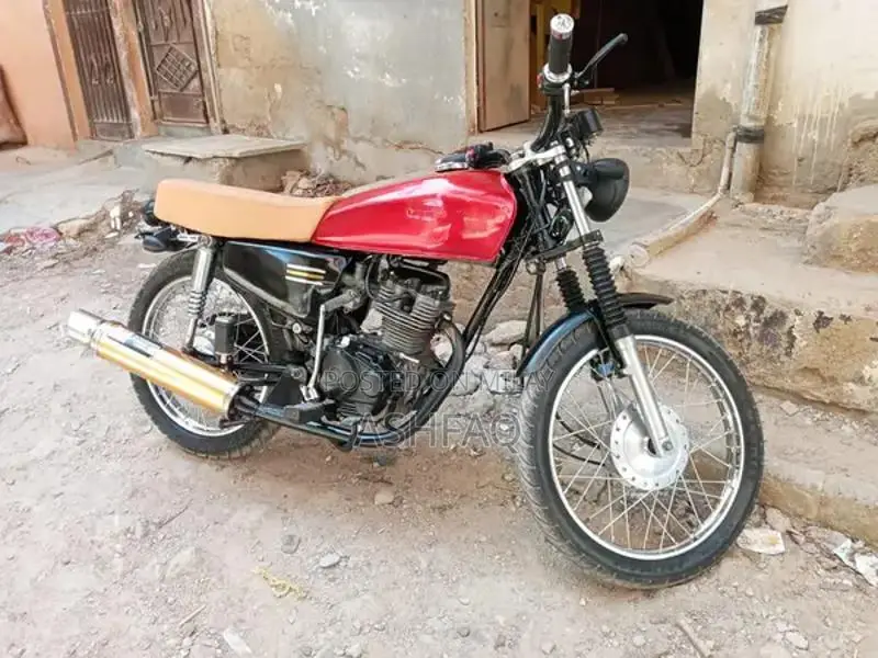 Classic Vintage Cafe Racer Motorcycle