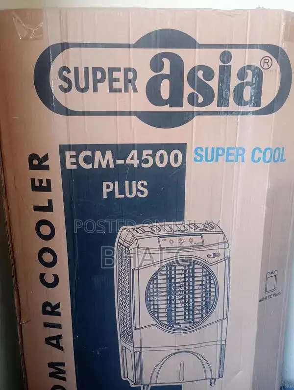 Super Asia Portable Air Cooler ECM-4500 Plus Electric Cooling System