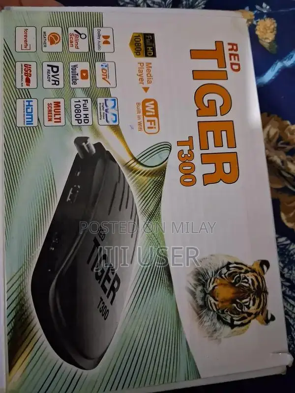Tiger T300 HD Satellite Receiver for Indian and Pakistani Channels