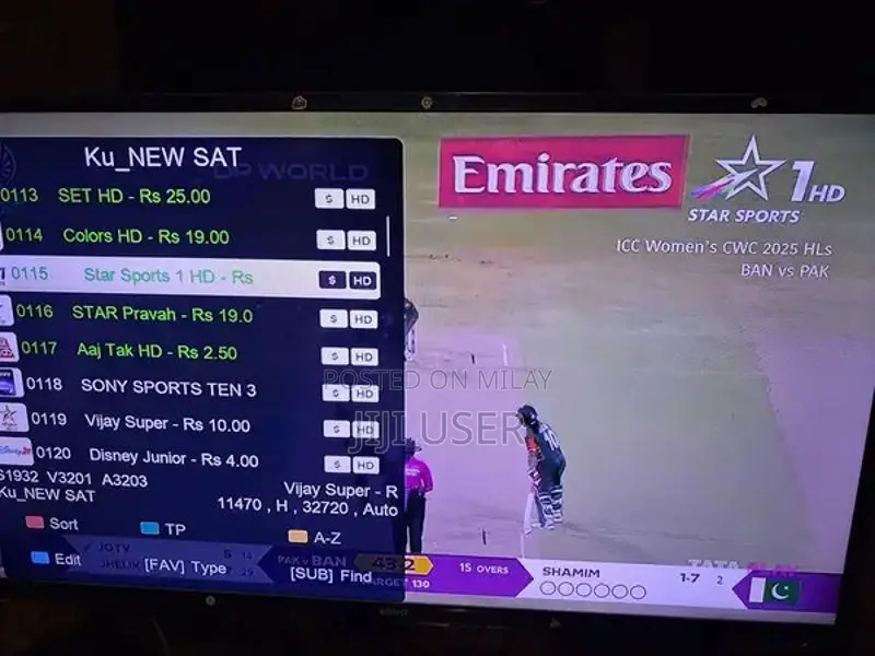 Tiger T300 HD Satellite Receiver for Indian and Pakistani Channels