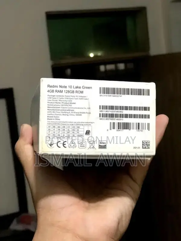 Redmi Note 10 Smartphone - 6/128GB, Pristine Condition