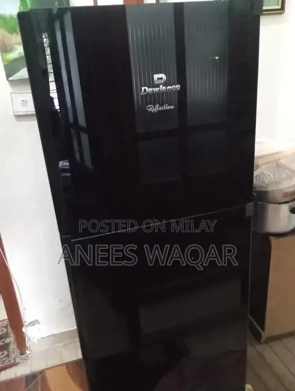 Dawlance Reflection Series Black Refrigerator