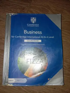 Photo - Cambridge International A Levels Business Studies Textbook