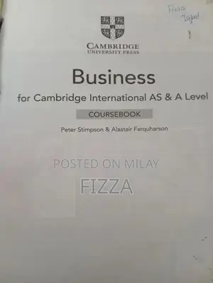 Cambridge International A Levels Business Studies Textbook