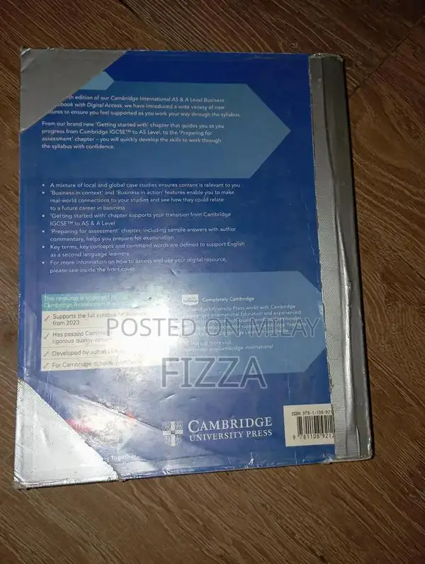 Cambridge International A Levels Business Studies Textbook