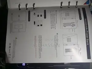 Portable Wireless Charging Electric Book with Power Bank