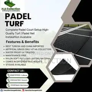 Artificial Grass for Sports Fields, Tennis Courts, Padel Courts