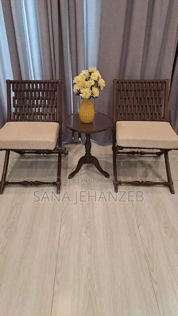 Comfortable Folding Designer Solid Wood Chairs