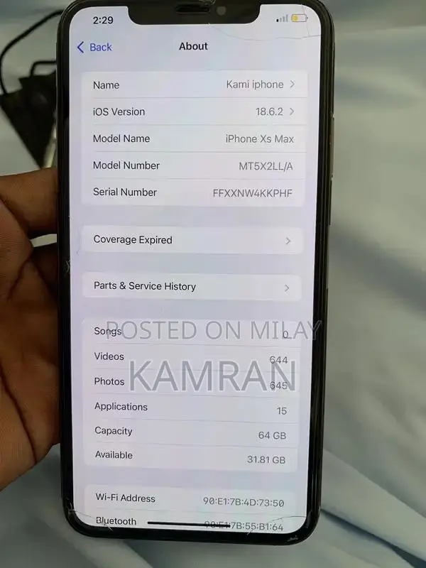 Apple iPhone XS Max 64GB Dual SIM Smartphone