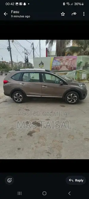 Honda BRV 2017 Grey Compact SUV in Excellent Condition