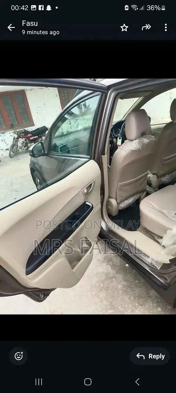 Honda BRV 2017 Grey Compact SUV in Excellent Condition