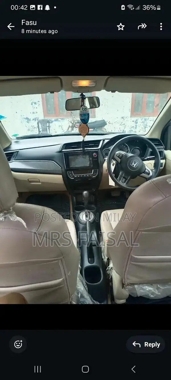 Honda BRV 2017 Grey Compact SUV in Excellent Condition