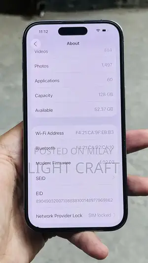 Deep Purple iPhone 14 Pro 128GB Smartphone