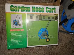 Photo - Portable Garden Hose Storage Cart with Reel
