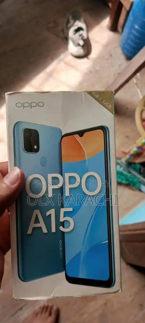 OPPO A15 Smartphone - 3GB RAM, 32GB Storage, PTA Approved