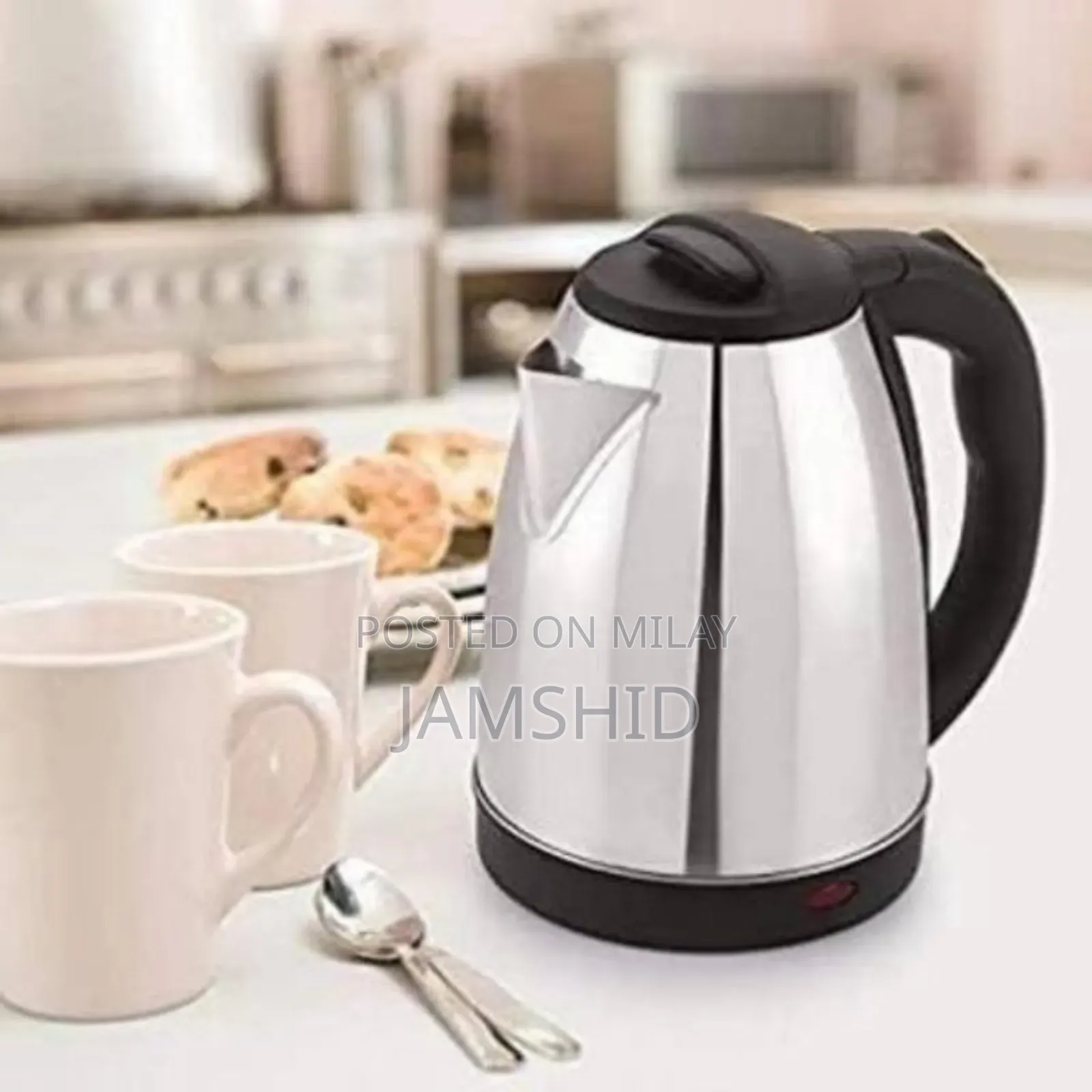 Simpler Faster 1 Pc Electric Kettle Premium Stainless Steel Design