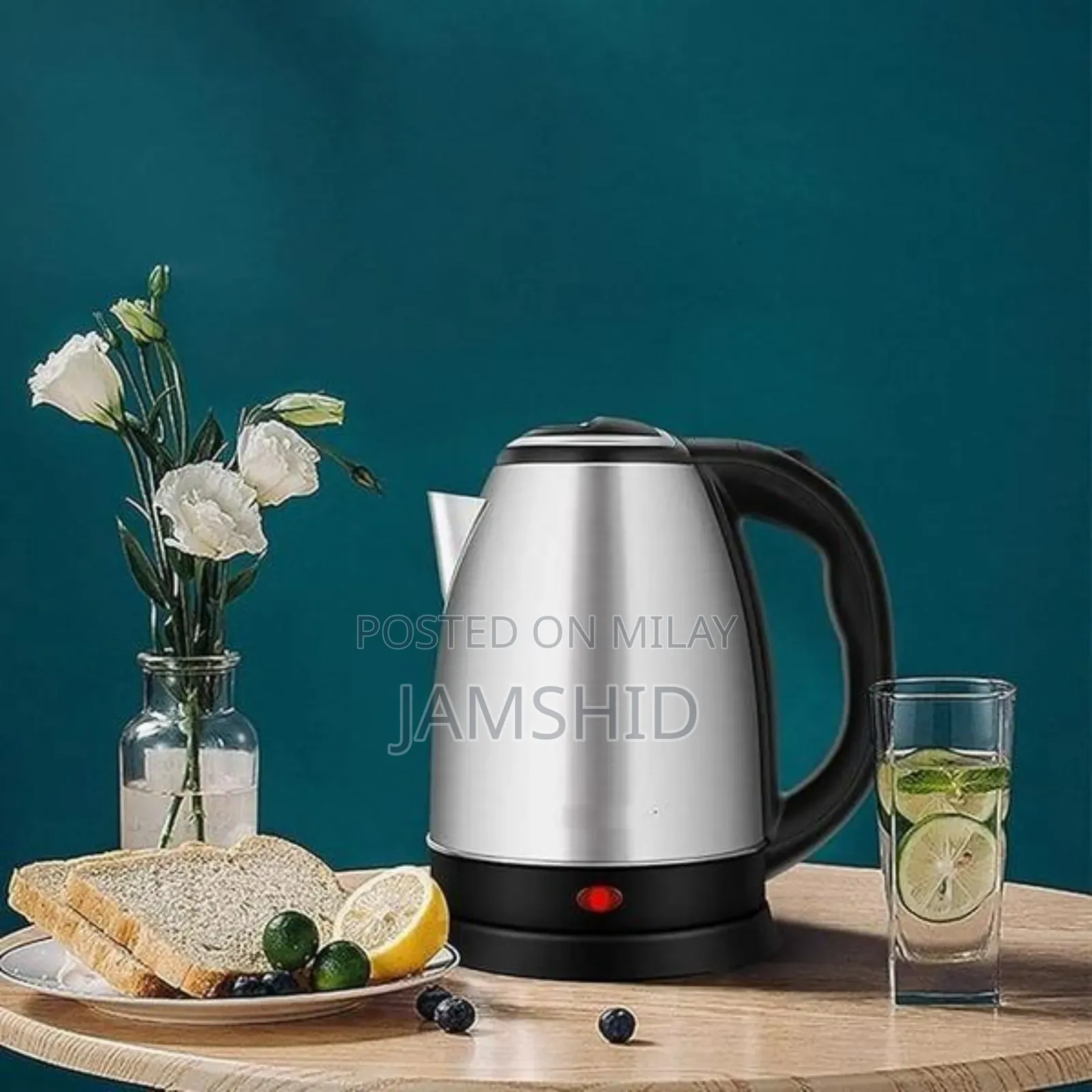 Simpler Faster 1 Pc Electric Kettle Premium Stainless Steel Design