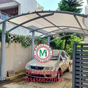 Tensile Fabric Car Parking and Pool Shade Canopy