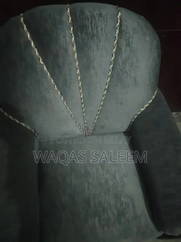 Solid Wood Seating Set with Multiple Chairs and New Upholstery