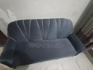 Solid Wood Seating Set with Multiple Chairs and New Upholstery