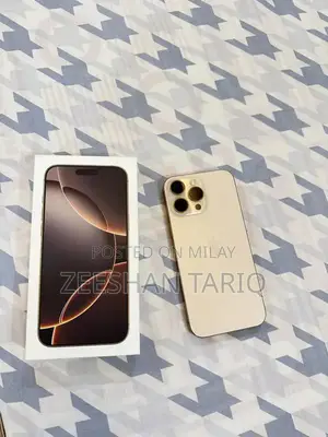 Photo - Apple Smartphone 256GB Desert Titanium Pristine Condition