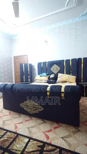 Photo - Solid Wood Bedroom Set: Full Bed, Side Tables, Dresser