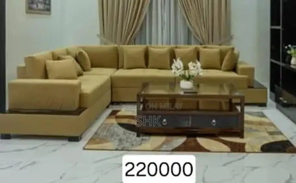 Custom-Made Sofa Set with High-Quality Construction