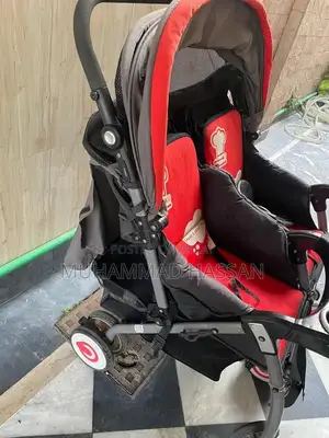 Double Seat Baby Pram Stroller - Nearly New Condition