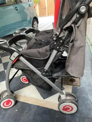 Double Seat Baby Pram Stroller - Nearly New Condition