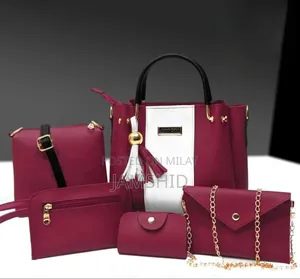 Photo - Stylish Women's Pu Leather Eather Hand Bag Set 5 Pc's