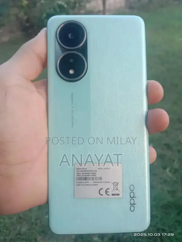 Oppo A58 Smartphone - Excellent Condition, PTA Approved, Like New