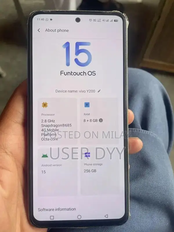 Vivo Y200 Smartphone Dual SIM Mid-Range Device
