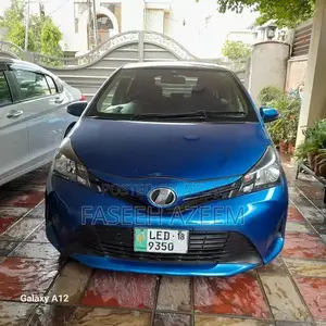 Photo - Blue Toyota Vitz Compact Family Car with Dash Cam