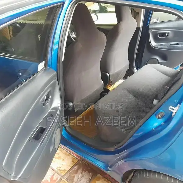 Blue Toyota Vitz Compact Family Car with Dash Cam