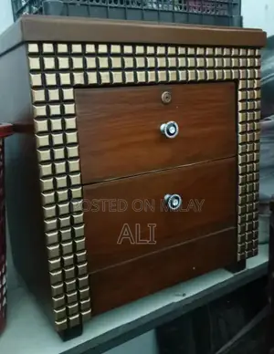 King Bed Side Table with Spring Mattress - Lightly Used