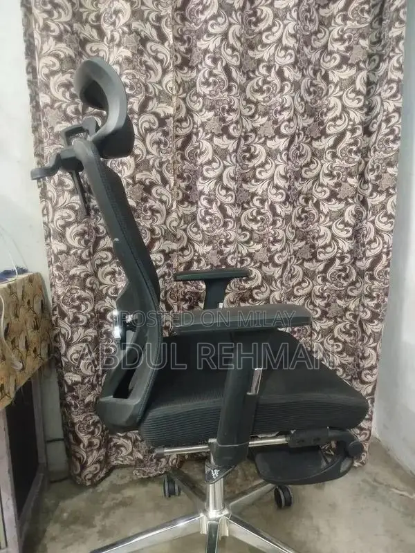 Ergonomic Steel Base Office Chair with Adjustable Features