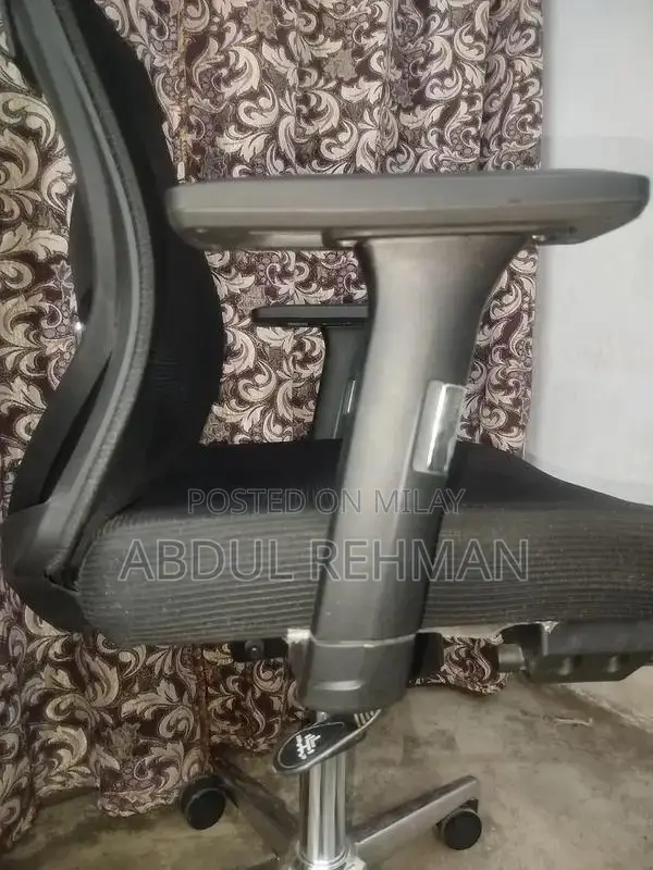 Ergonomic Steel Base Office Chair with Adjustable Features