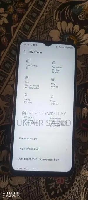 Budget Smartphone with Fast Charging and Expandable Storage