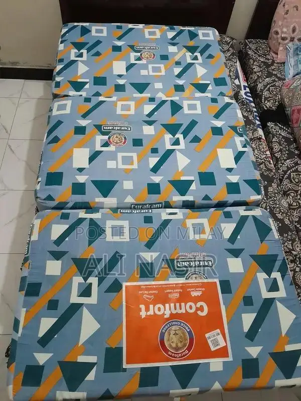 Durable Foldable Guest Mattress, 72x36x4 Inch, Portable with Storage B