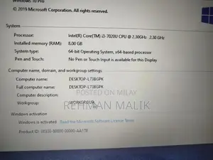 HP i3 7th Gen Laptop with 8GB RAM, Upgradable Memory