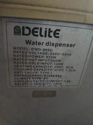 Delite Water Dispenser - Hot and Cold Water Cooling System