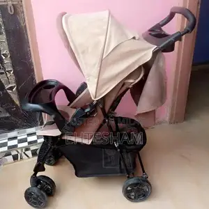 Baby Stroller with Padded Seat and Sunshade Canopy